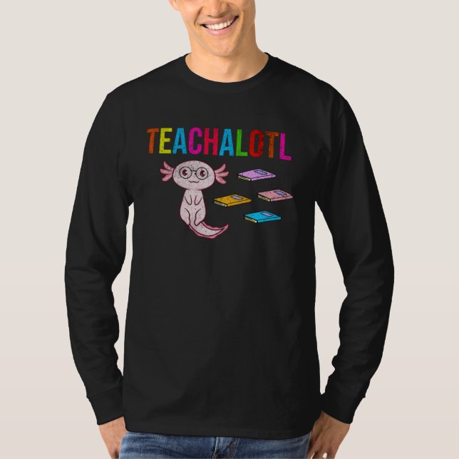 Camiseta Maestra Ajolote Teachalotl  Profesora (Anverso)