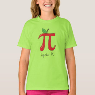 Camiseta Maestra Apple Pi Symbol Teacher Cute Personalizado