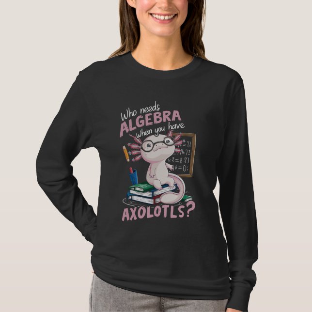 Camiseta Maestra Axolotl Maestra Mexicana Salamander Matopi (Anverso)