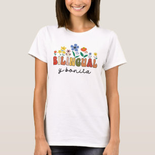 Camiseta Maestra bilingüe en español