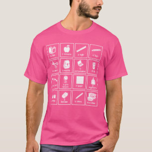 Camiseta Maestra Bilingue Profesor Español De Vuelta A La E