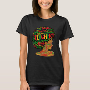 Camiseta Maestra Black Smart: Mujer: Orgullo africano negro