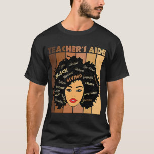 Camiseta Maestra Black Smart para Afro Diva Africana A