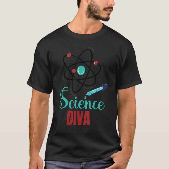 Camiseta Maestra Científica De La Diva Científica De La Cie (Anverso)