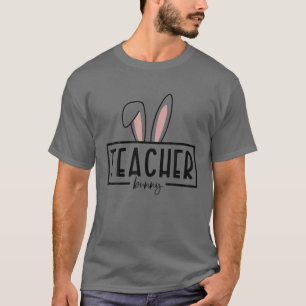 Camiseta Maestra Conejita Maestra Pascua Dia una Enseñanza