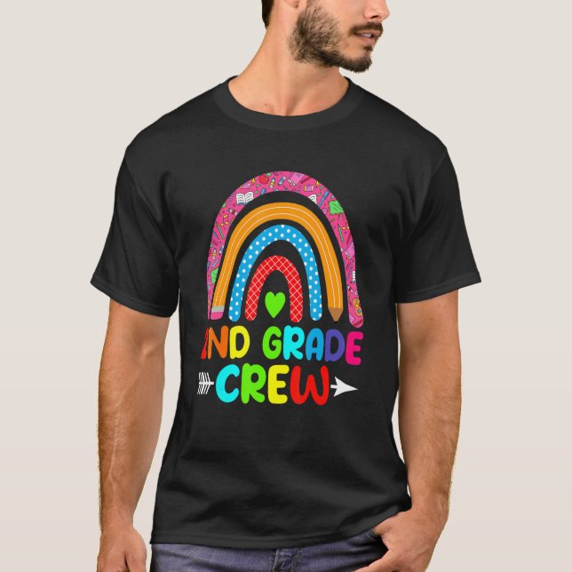 Camiseta Maestra de 2º Grado Arcoiris vuelve a ser (Anverso)