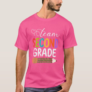 Camiseta Maestra de 2º Grado de Leopardo de 2º Grado de Equ