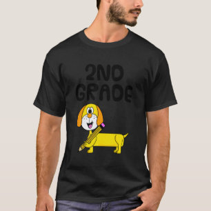 Camiseta Maestra de 2do Grado Perrito Dachshund, Regreso a