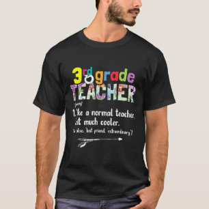 Camiseta Maestra de 3er Grado Regalo de Vuelta a la Escuela