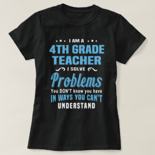 Camiseta Maestra de 4º grado