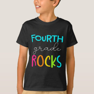 Camiseta Maestra de 4º grado de Grado Rocks Team