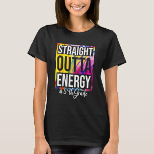 Camiseta Maestra de 5º Grado en plena energía