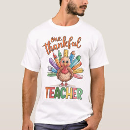Camiseta Maestra de Acción de Gracias Turquia Regalos de Di