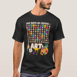 Camiseta Maestra De Arte Coffee De Artistas Escolares En 10