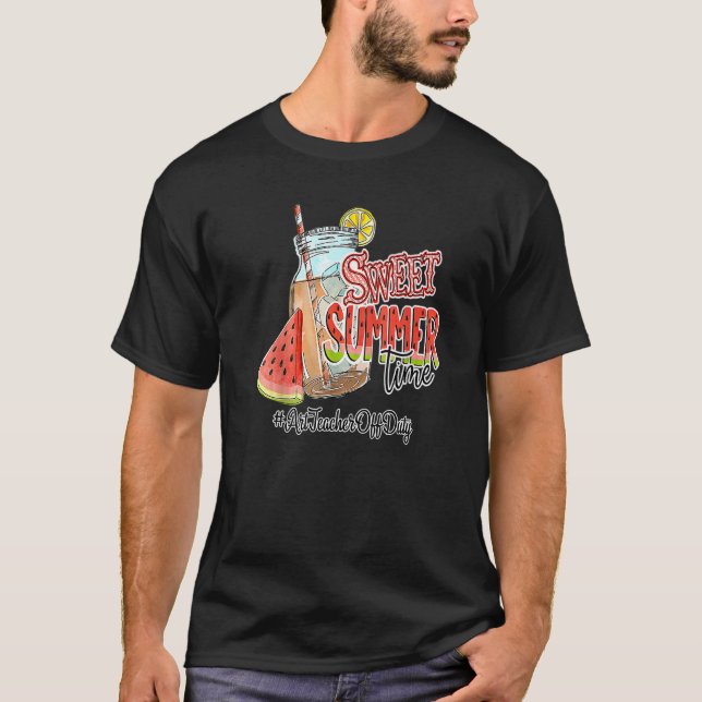 Camiseta Maestra de Arte Sin Deber Verano Romper Dulce Vera (Anverso)