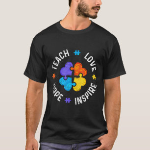 Camiseta Maestra de Autismo-Autismo Educación Especial Ense