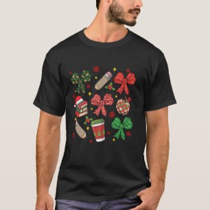 Camiseta Maestra de café con lápiz de Apple de Cute Coquett