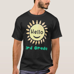 Camiseta Maestra de Chicas de tercer grado Hola Tea de terc