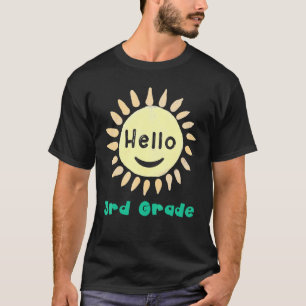 Camiseta Maestra de Chicas de tercer grado Hola Tea de terc
