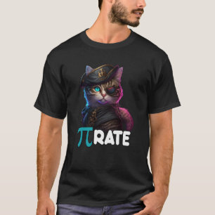 Camiseta Maestra De Ciencias De Gatos Piratas Pi Day Tasa 3