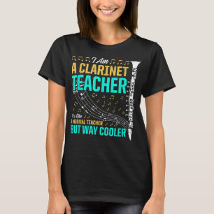 Camiseta Maestra De Clarinet Es Como Un Profesor Normal Bu