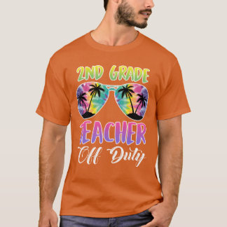 Camiseta Maestra de clase de segundo grado de vacaciones pr
