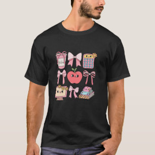 Camiseta Maestra De Coquette De Vuelta A La Escuela De Café