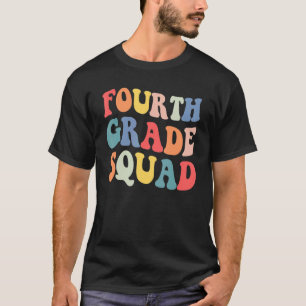 Camiseta Maestra De Cuarto Grado De Escuadrón Estudiantil D