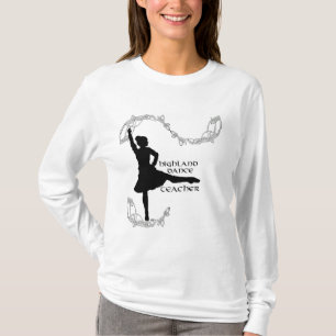 Camiseta Maestra de danza Highland - Silhouette negra