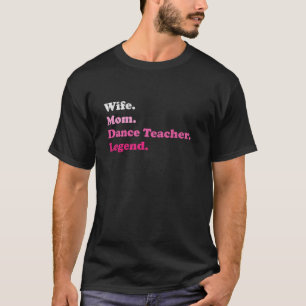 Camiseta Maestra de danza o instructora de danza para mamá 