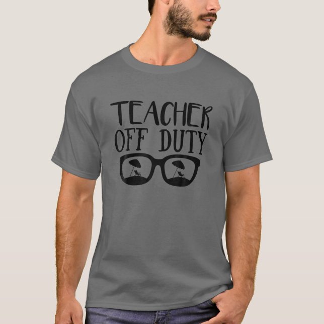 Camiseta Maestra De Duty Gafas De Sol Palm Tree Beach Vacat (Anverso)