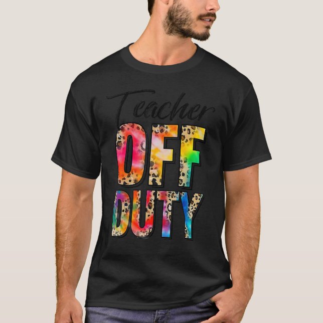 Camiseta Maestra De Duty Leopard El Último Día Del Verano E (Anverso)