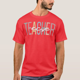 Camiseta Maestra de ECSE Té de educación especial en la pri