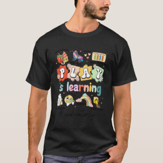 Camiseta Maestra de educación especial divertida jugando es