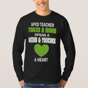 Camiseta Maestra De Educación Especial Sped Toma Una Mano A