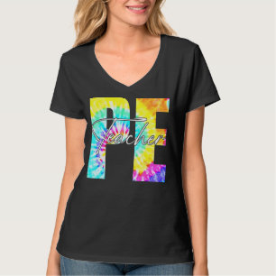 Camiseta Maestra De Educación Física De Tye Pe Primer Día D