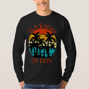 Camiseta Maestra de ELA en servicio el último día de clases