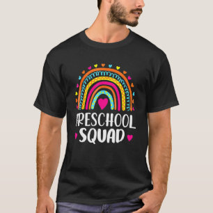 Camiseta Maestra de escuadrón de preescolar Arcoíris De vue