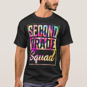 Camiseta Maestra De Escuadrón De Segundo Grado De Tie Dye P