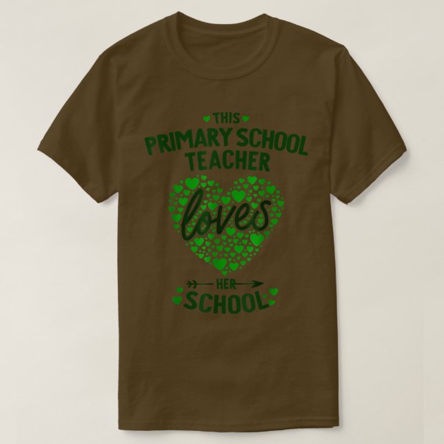 Camiseta Maestra De Escuela Primaria Afortunada De Ser Prof (Diseño del anverso)