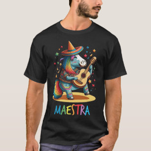 Camiseta Maestra de español Unicorn Profesora