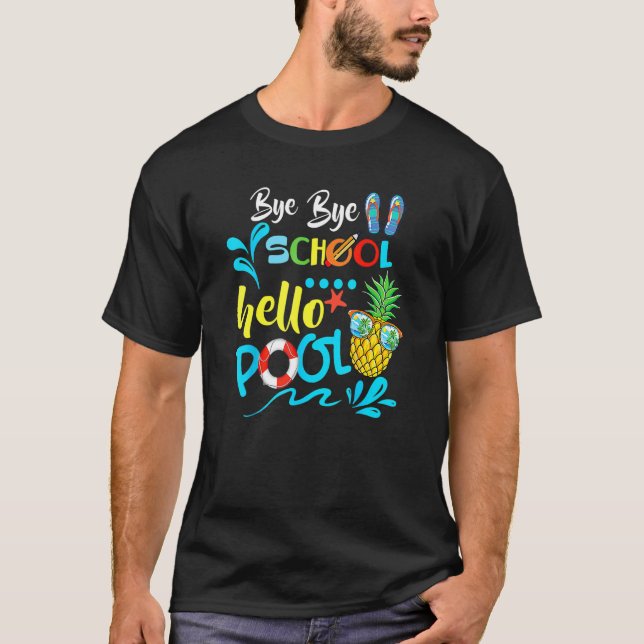 Camiseta Maestra de estudiantes de verano de Hello Pool (Anverso)