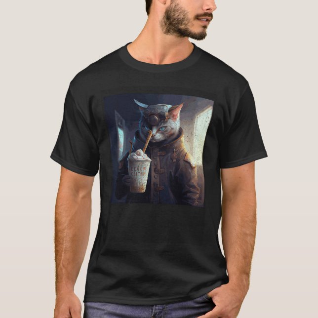Camiseta Maestra de Gatos Helado (Anverso)