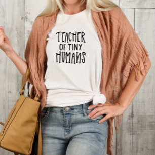 Camiseta Maestra de humanos pequeños educadores de la prime
