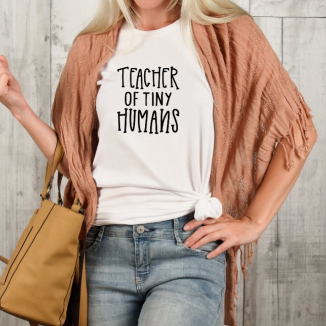 Camiseta Maestra de humanos pequeños educadores de la prime (Subido por el creador)