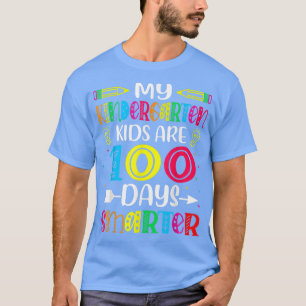 Camiseta Maestra de jardín de infancia 100 días más intelig