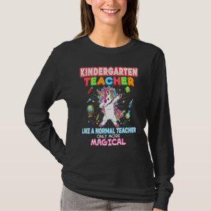 Camiseta Maestra de jardín de infantes como una normal solo
