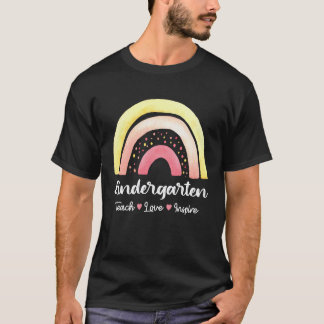 Camiseta Maestra de jardín de infantes de vuelta a la escue