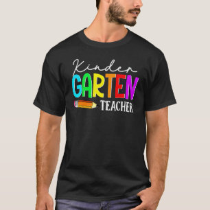Camiseta Maestra de jardín de infantes divertida vuelve a l