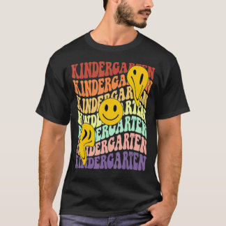 Camiseta maestra de jardín de infantes pre k De vuelta a la